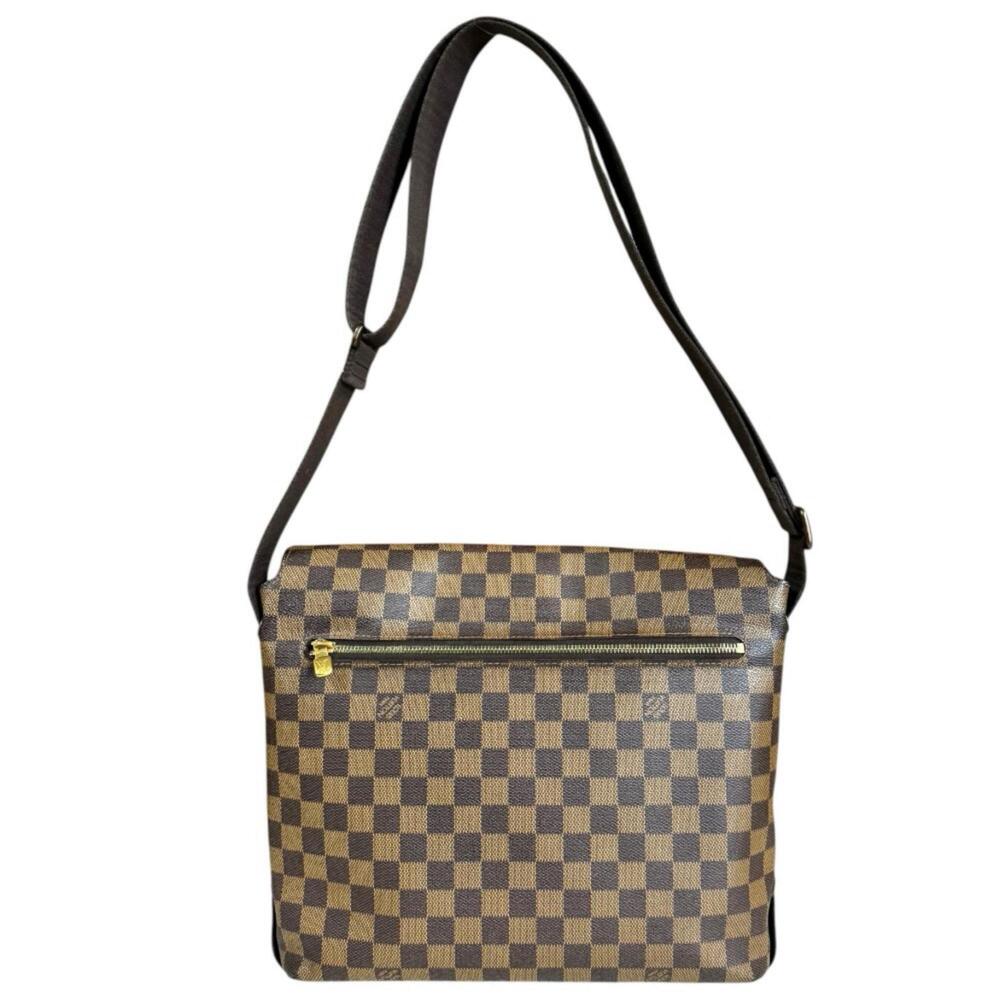 LOUIS VUITTON Authentic Brown Damier Canvas Shoulder Bag - Picture 3 of 15